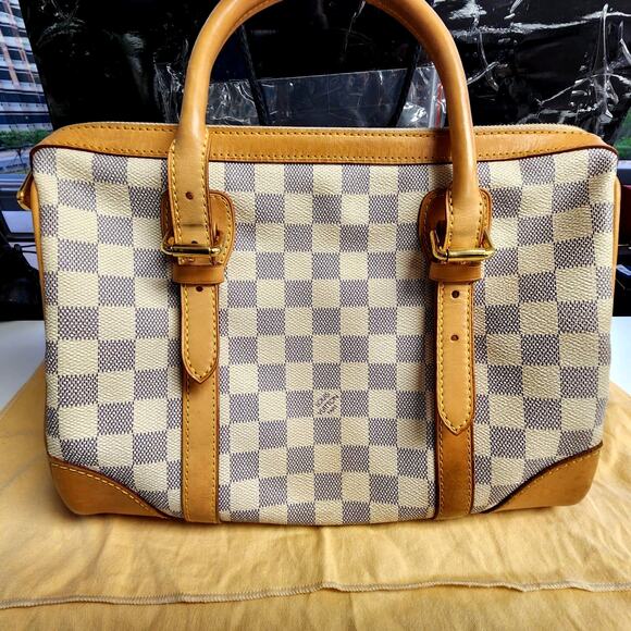 💎✨Authentic✨💎Louis Vuitton Berkeley Damier Azur Hand Bag - Picture 6 of 16